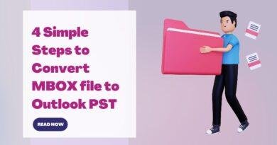 4 Simple Steps to Convert MBOX file to Outlook PST - 1